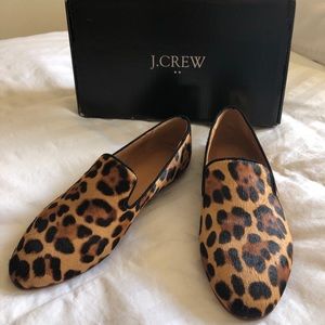 Calf hair loafers
